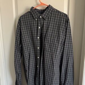 Men's grey Checkered Shirt